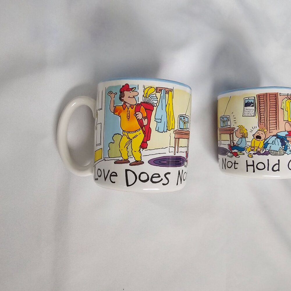 Potpourri Press 1 Corinthians 13:4-5 Love Does Not Hold Grudges Vintage Mug Set - Picture 4 of 16
